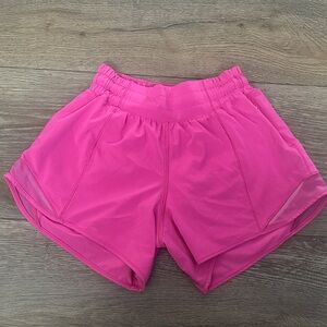 Lululemon Athletica Bright Pink Athletic Shorts